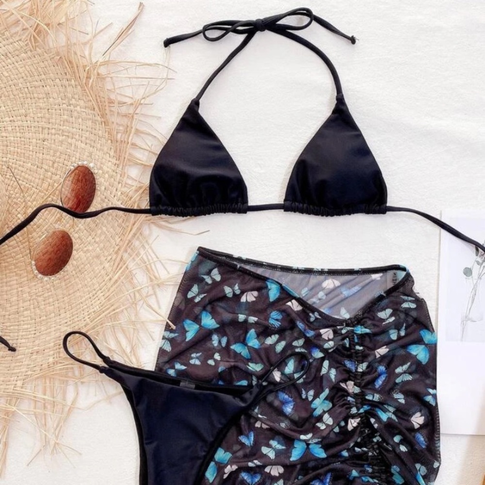 Butterfly 3 piece bikini